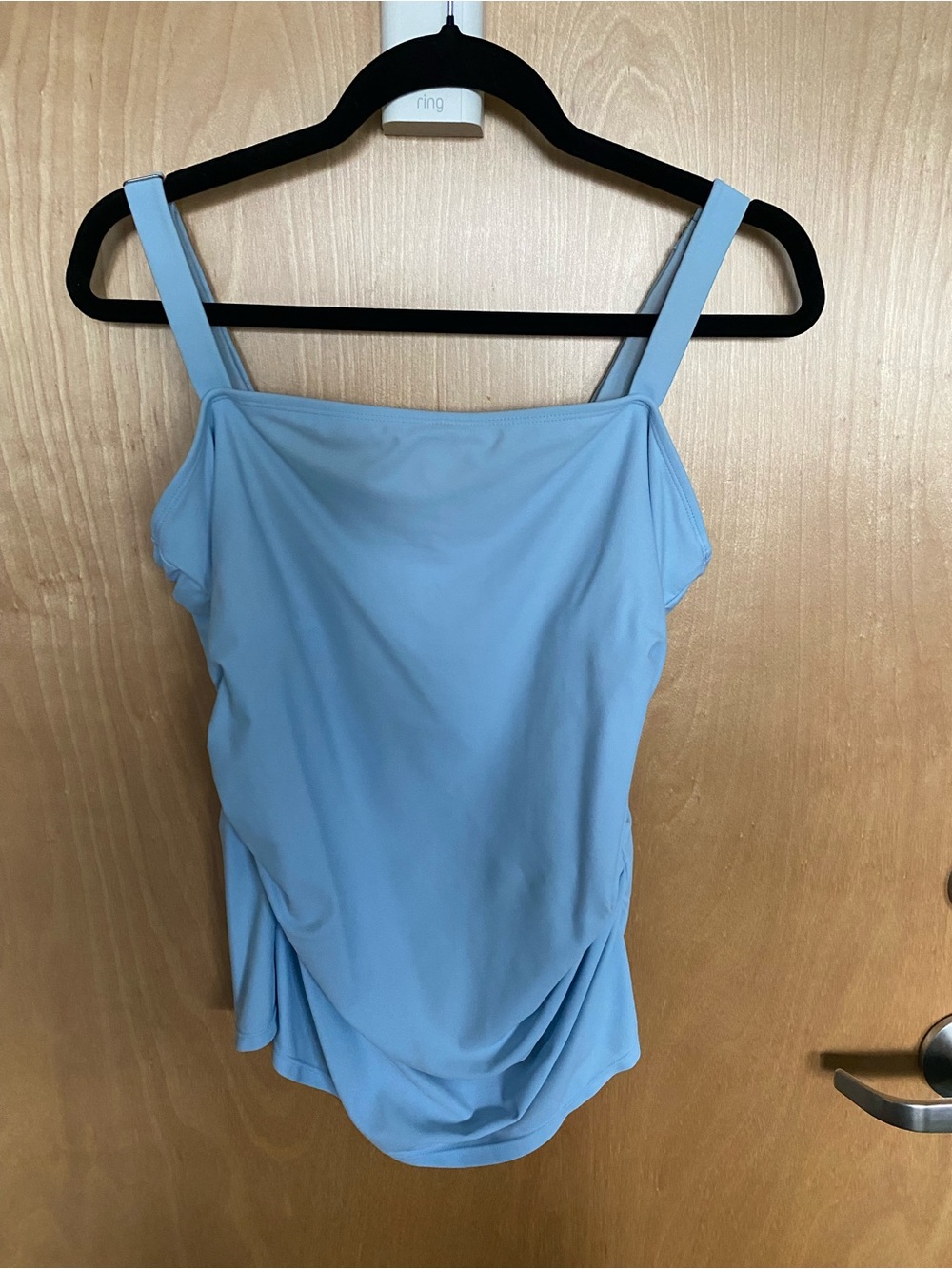 Powder blue 2 pc. Full coverage swimsuit. Size Large